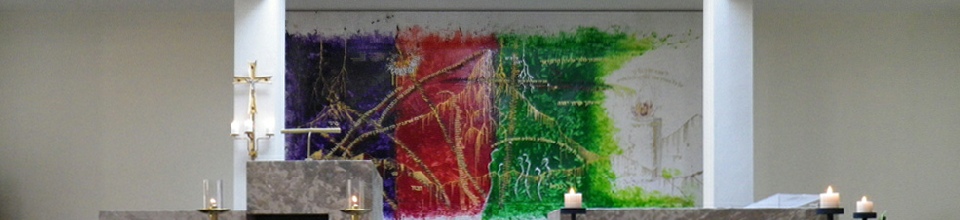 Altarbild Kirche St. Severin-Künstlerin Michaela Petra Sturm